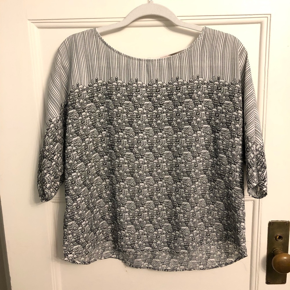 Black and white top